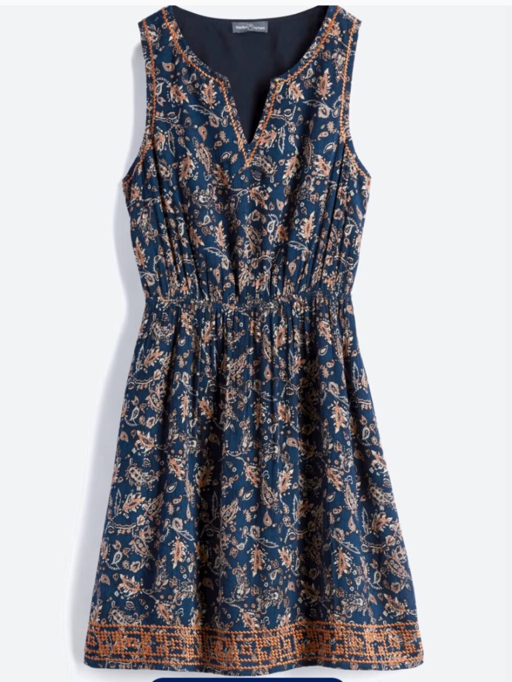 Market & Spruce Auria Embroidered Dress Size 2X Stitch Fix Boho